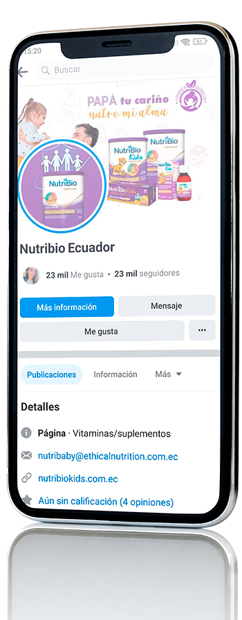 NutriBio Kids montaje celular